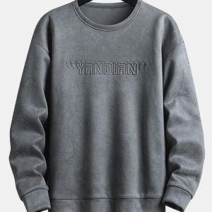 2461a76c5a1a396931b61b290ab19802c038a354a2682951f7cfa44ca47ed76a.jpg 2 In 1 Faux Suede Crew Neck Sweatshirt
