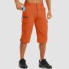 25baeb52b78070dd55c9e59ef70813c0b662d4e0d77da944e3c7fa8aaa864e8b.jpg Men's Workout Gym Shorts with 7 Pockets Quick Dry 3/4 Capri for Hiking