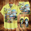Suitmens Men's Hawaii Vacations Print Shirt Three-Piece Set 062