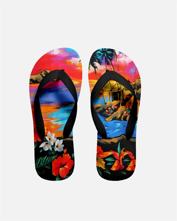 Suitmens Men's Men's Tiki Style Hawaiian Vacation Print Three-Piece Set 036
