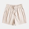 Tropical Print Shirt & Textured Cotton 5" Shorts