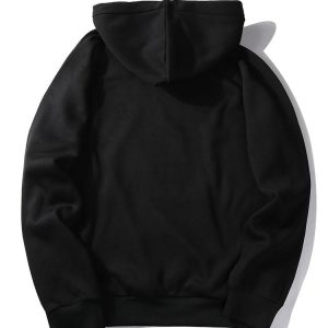 Brushstroke Smiley Print Hoodie
