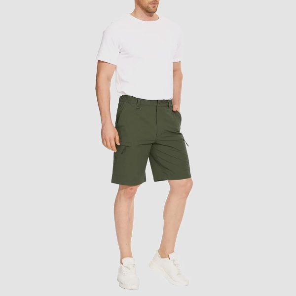 Men's Hiking Shorts 5 Pockets Water-Resistant Ripstop Quick Dry Outdoor Shorts