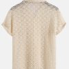 Wavy Jacquard Textured Cuban Shirt