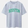 Houston Print Drop Shoulder Oversize T-Shirt