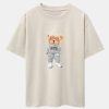Rich Bear Print Heavy Weight Oversize T-Shirt
