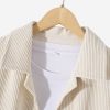 Long Sleeved Corduroy Revere Collar Shirt