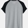 Muscle Fit Paneled Textured T-Shirt