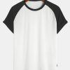 Muscle Fit Paneled Textured T-Shirt