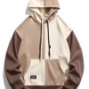 Oversize Color Block Hoodie