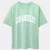 Los Angeles Letter Print Oversize T-Shirt
