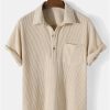 Waffle Polo Shirt & Waffle Shorts