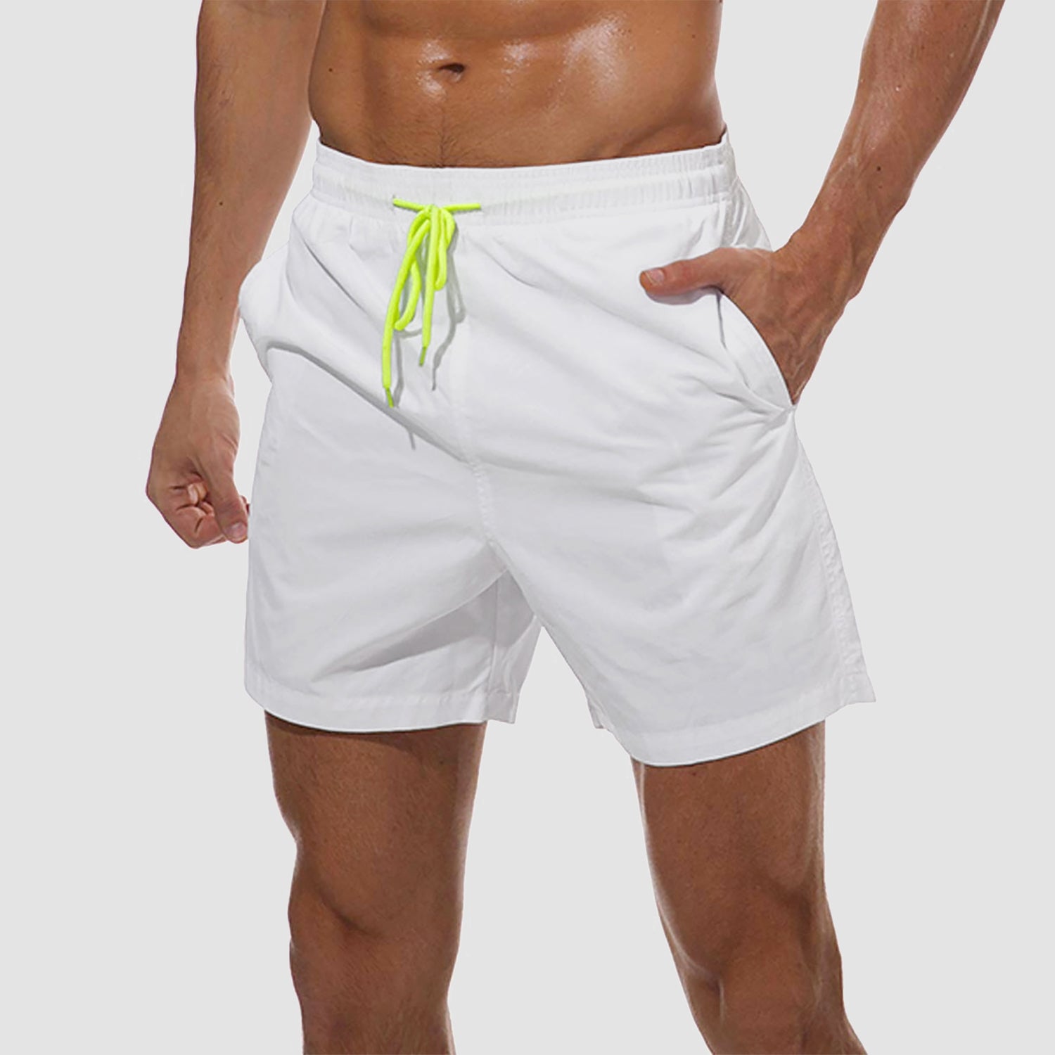 2e9c1d661a03ea38334d95cc94241cabd4236e8c77ac261a03ec72ead5f03ef1.jpg Men's Quick Dry Swimming Trunks with Mesh Lining Beach Shorts Boardshorts Multi Pockets
