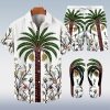 Suitmens Men's Hawaii Vacations Print Shirt Three-Piece Set 060