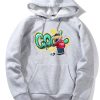 Graffiti Bear Print Hoodie