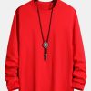 Basic Long Sleeve Cotton T-Shirt