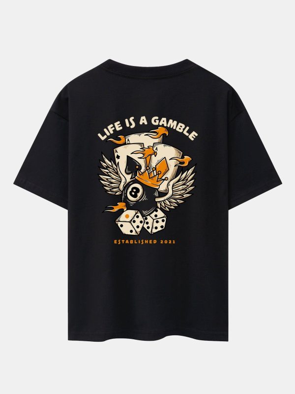 31344ae92296fcffecab0a50eabe97a003ad08eb637d1fd0435dcaabfd3d5157.jpg Ace Of Spades Back Print Heavy Weight Oversize T-Shirt