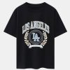 Los Angeles Varsity Print Heavy Weight Oversize T-Shirt