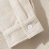 Long Sleeved Corduroy Revere Collar Shirt