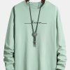 Long Sleeve Dream Print Cotton T-Shirt