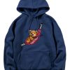 Shoulder Bag Bear Print Hoodie