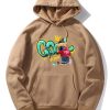 Graffiti Bear Print Hoodie