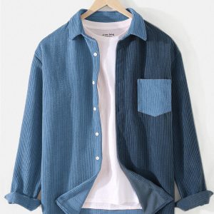 Corduroy Long Sleeve Shirts