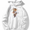 Selfie Bear Print Hoodie