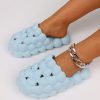 Puffy Thick-soled Bubble Shoes With Lychee Design