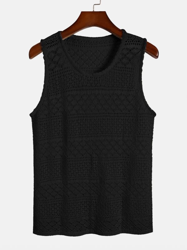 Knitted Textured Tank Top