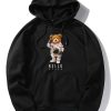 Astronaut Bear Print Hoodie