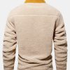 Hoooyi Zipper Through Teddy Faux Fur Jacket