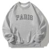 Paris Print Relaxed Sweatshirt