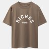 Riches Paris Print Oversize T-Shirt