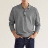 Men's casual lapel top