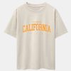 Los Angeles California Print Drop Shoulder Oversize T-Shirt