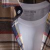 Men Button Front Plaid Shirt