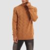 3b84fa5b97903e1b8829c12a32533257a39fa1e7648bdea20f6cce2791f22427.jpg Men's Turtleneck Sweater Heavyweight Long Sleeves Cotton Pullover Knitted Casual Sweatshirt