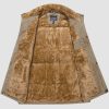 3becda71494298fe7f7a07ac39263965a5c165205137463b5c8db584e2da1523.jpg Men's Outerwear Vests Full-Zip Sleeveless Jacket Winter Warm Fleece Lined Vests Stand Collar