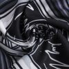 Men's Santa Print Casual Short Sleeve Shirt with Breast Pocket