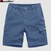 Men's Cotton Cargo shorts Summer Lightweight with Multi-Pockets Ripstop Cargo Work Shorts