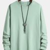Basic Long Sleeve Cotton T-Shirt