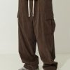 Loose Fit Corduroy Cargo Pants