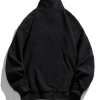 Relax Teddy Half Zip Sweatshirt