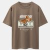 Money Bear Print Heavy Weight Oversize T-Shirt