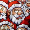 426ade0369df4b66fa5eb440ba2205928f92fe600acfeb4ed85ad7279a845df5.jpg Christmas Santa Claus Chest Pocket Short Sleeve Casual Shirt