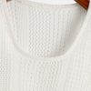 Textured Knit Sweater Tank Top