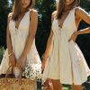Women's Holiday V-neck Halter Short Dress