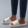 4461fd949735956c7a1bdfceeb0d7331a813fd2095f670687bfe8aa776355d6a.jpg Fashion White Slippers For Women, Minimalist Single Band Slides