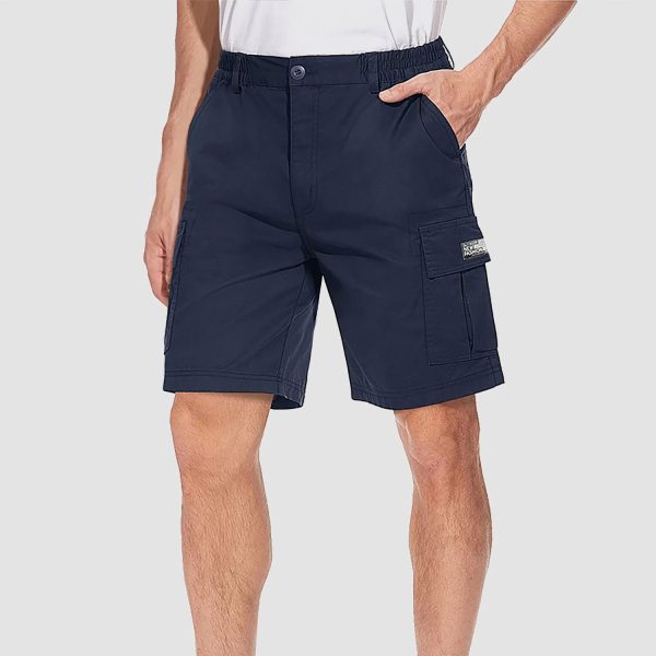 Men's Cotton Cargo shorts Summer Lightweight with Multi-Pockets Ripstop Cargo Work Shorts